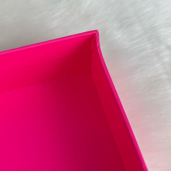 💕 Victoria’s Secret PINK *Empty* Gift Display Decor Box Silver Holographic Logo - Picture 9 of 16